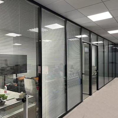Modern simple glass and bathroom furniture room interior aluminum frame room divider partition wall factory office office 1 set