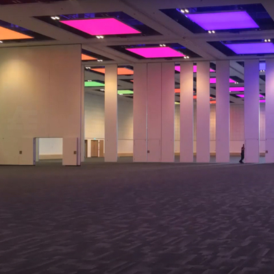Contemporary Fireproofing Panel Movable Partition Wall for Convention Center Sliding Partition wall with Sound Insulation